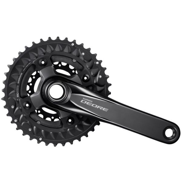 Shimano Kurbel 3 x 10 Geschwindigkeit Deore FC-M6000 175 mm 40 x 30 x 22T Schwarz