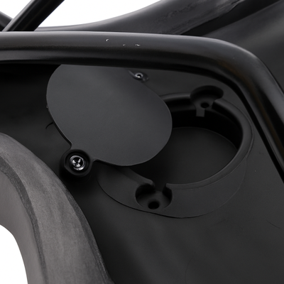 Edge Fahrrad Sattel E-Bike Electra mit Griff und Stauraum für das Luftmarke Schwarz