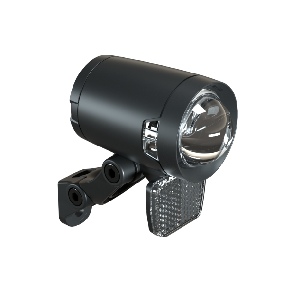 Scheinwerfer Hrmans H -Black Pro Dynamo - Out -Funktion - mit Halter - 200 Lumen