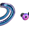 Supacaz Super klebriger Kush Bing Bing Lenkung Lint Oil Slick einschließlich Aluminiumlenker -Stecker