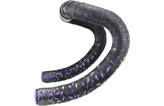 Supacaz – Super klebriges Kush Star Fade Lenkerband, violetter Refraktor