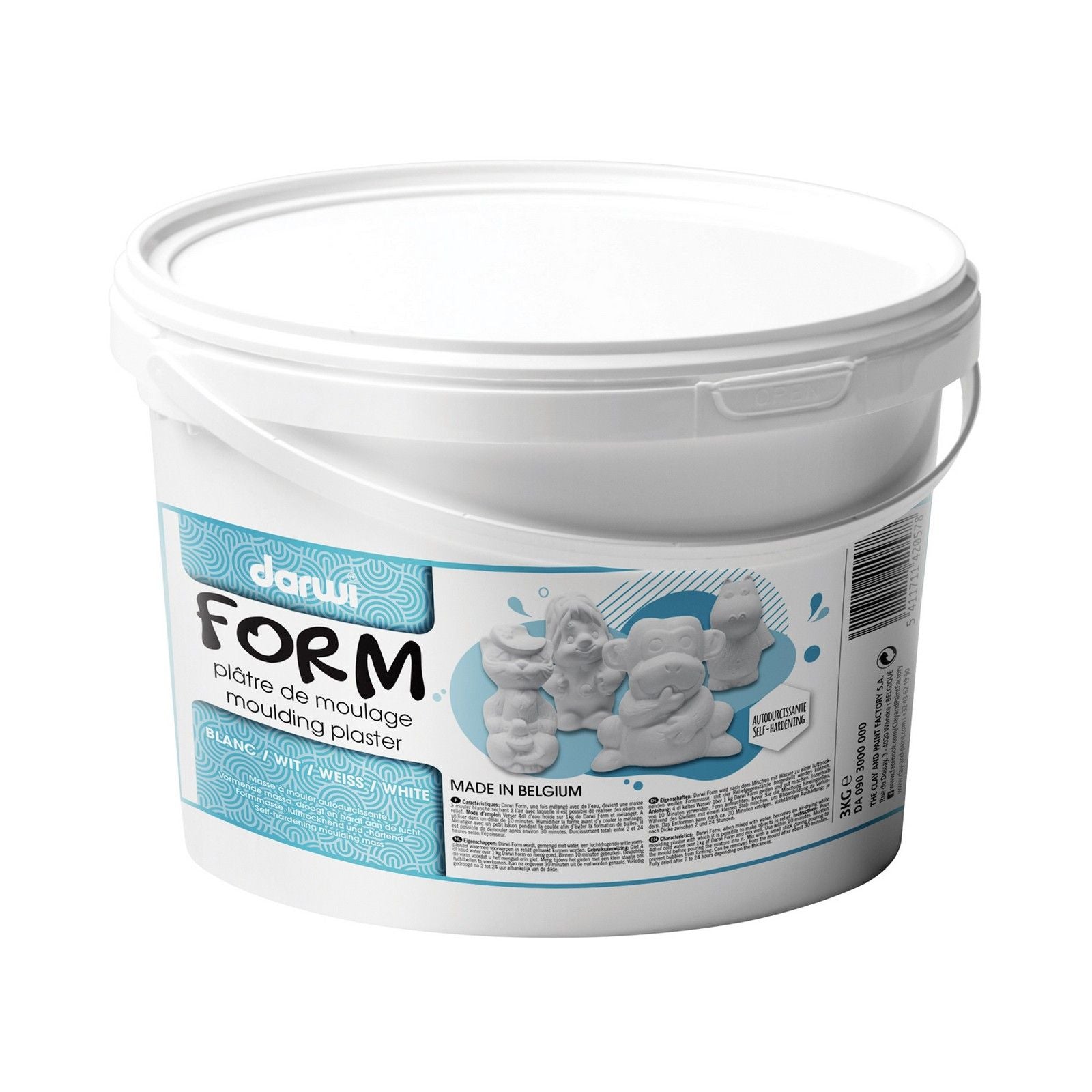 Markenlos darwi • Form-Gips-Eimer 3kg