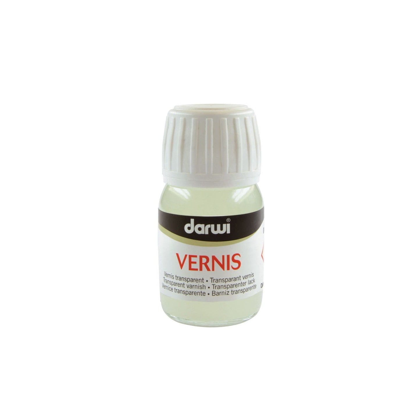 Markenloser Darwi-Lack, seidenmatt, transparent, 30 ml
