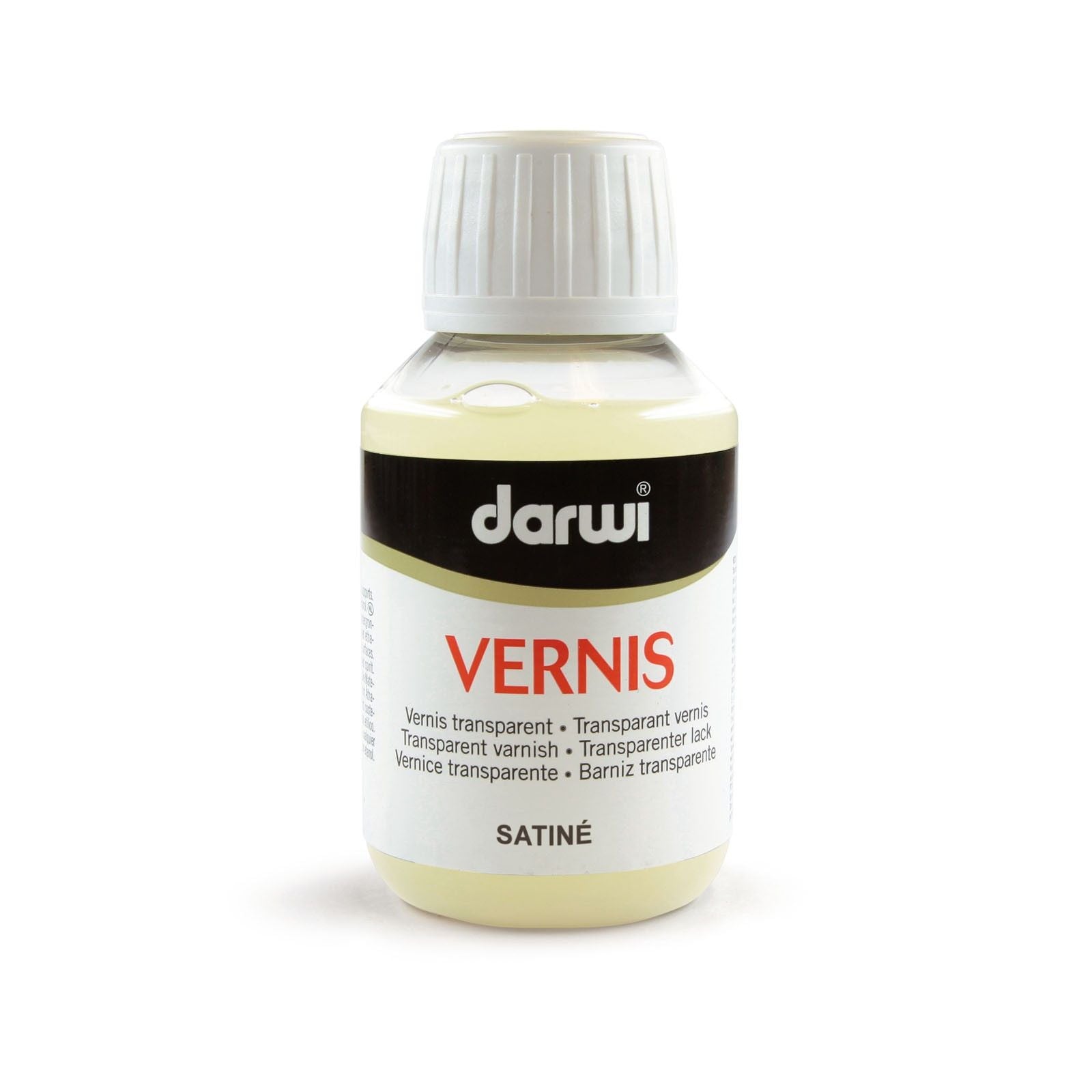 Markenloser Darwi-Lack, seidenmatt, transparent, 100 ml