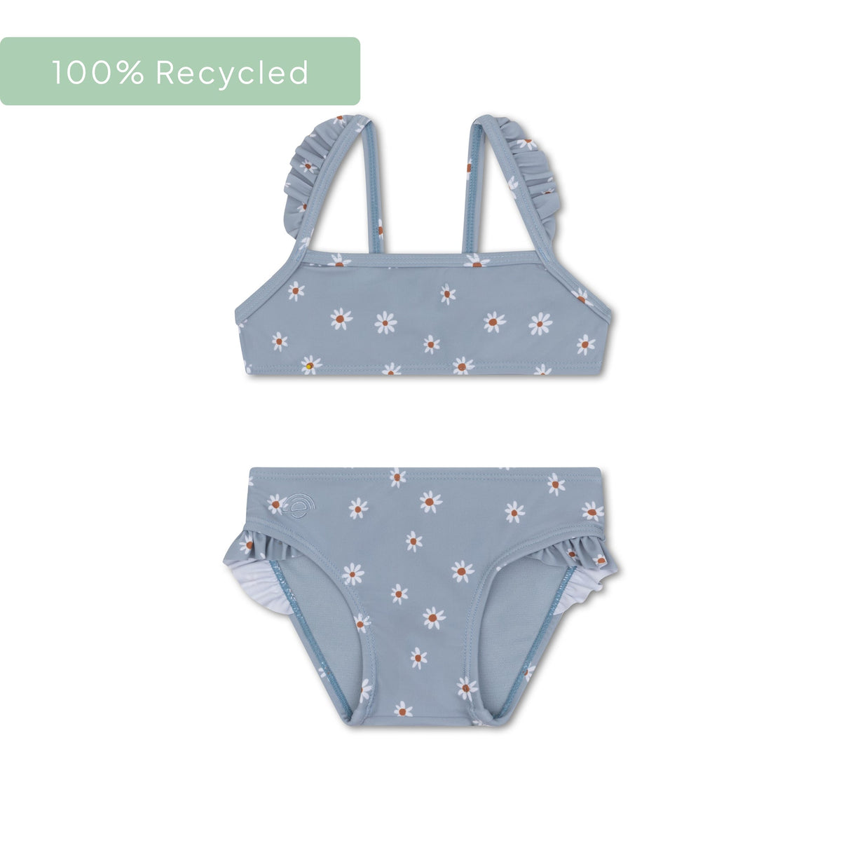 Daisy Flower | Blue Girls UV Bikini