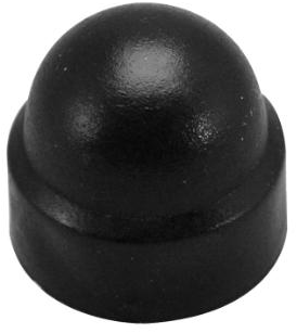 Decken Sie die Motorhaube Moer M8 Black Plastic Badewanne 50 PCs.