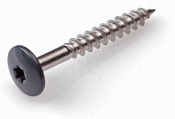 Dachfassaden-Farbkopfschraube Edelstahl-A2 antr. ral7016 4,8x38 | 50 Stück - 6304.30.37528