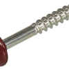 Dachfassadenfarbe Kopfschraube Edelstahl-A2 Weinrot RAL3005 4,8x25 | 50 Stück - 6304.30.37132