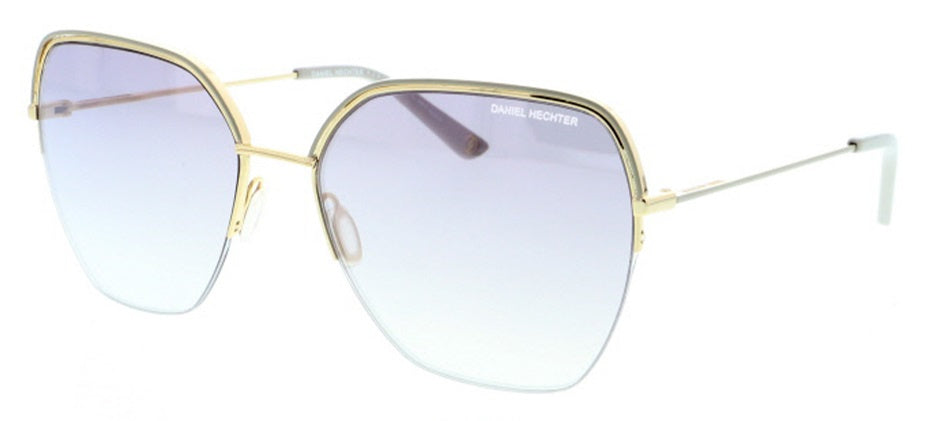 Sonnenbrille DHS194 Damen Edelstahl rund Kat. 3 Graugold