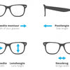 Sonnenbrille DHS207 Damen Schmetterling Edelstahl Kat. 3 blau