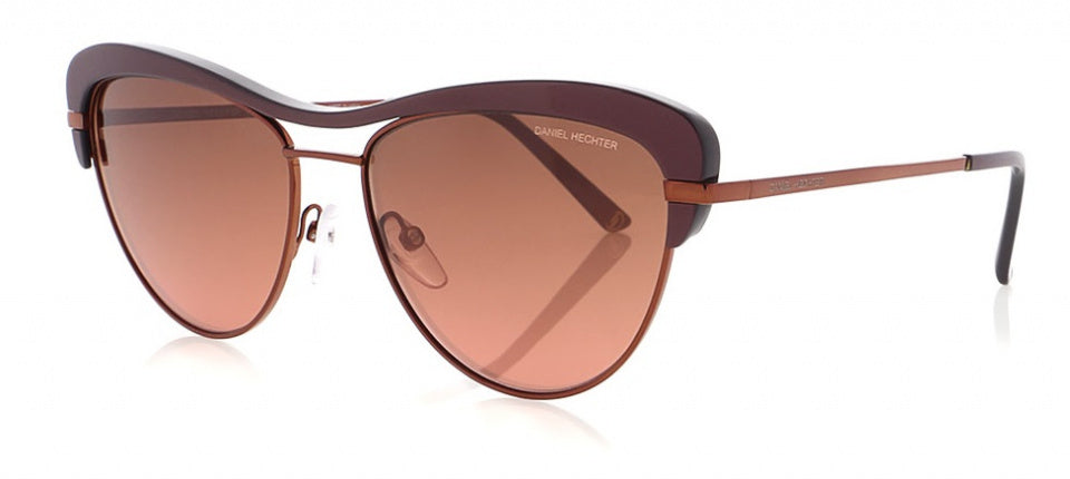 Sonnenbrille DHS253 Damen oval Edelstahl Kat. 3 dunkelrot