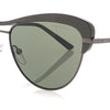 Sonnenbrille DHS253 Damen oval Edelstahl Kat. 3 Armeegrün