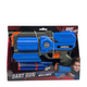 Dartpistole Omega mit 6 Darts blau 25cm