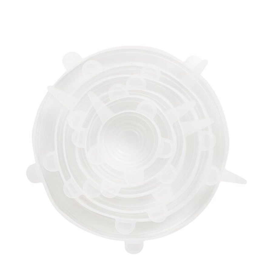 Tagesdeckel Universal Silikon 6-teilig