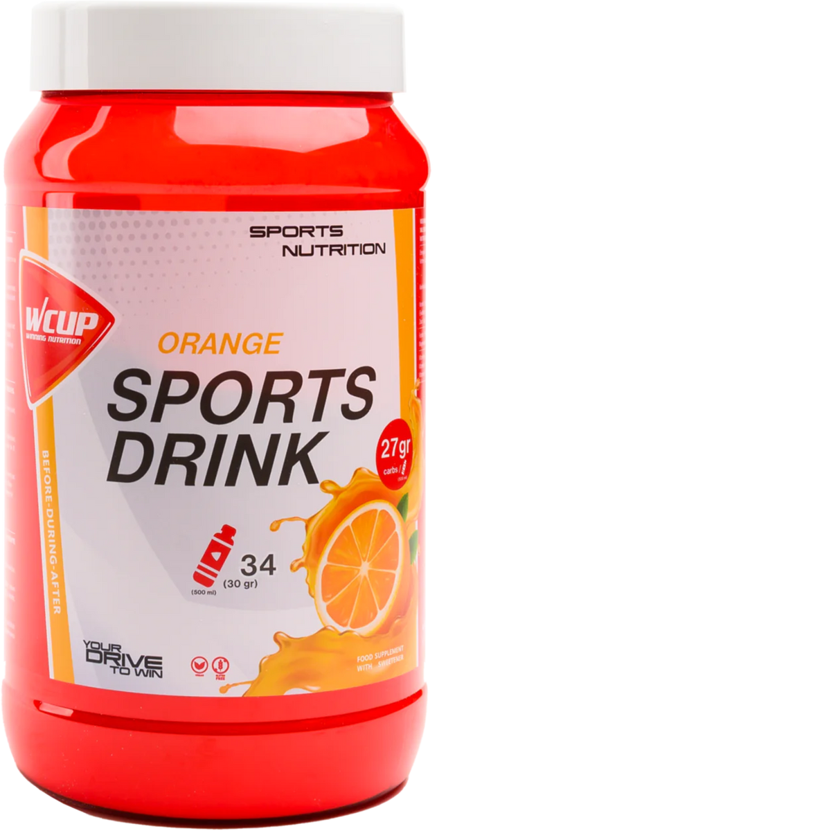 WCUP - Sportgetränk Orange 1020 Gramm
