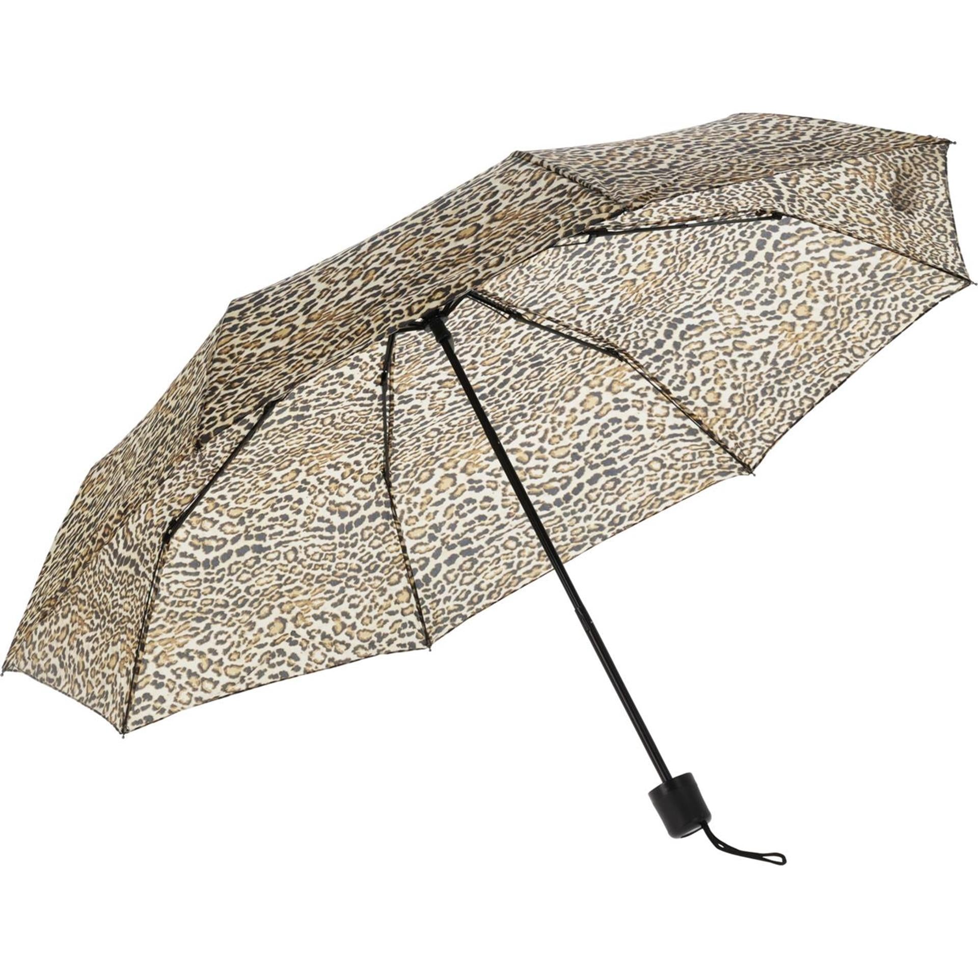 Taschenschirm mit Leopardenmuster