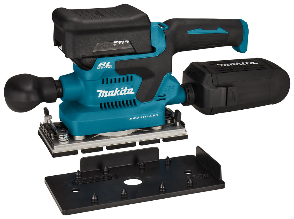 Makita dbo381rtju | Akku-Exzenterschleifer | 18v | Li-Ion | 2 x 5,0 Ah Akku und Schnellladegerät | mit aws-sender | in mbox - dbo381rtju