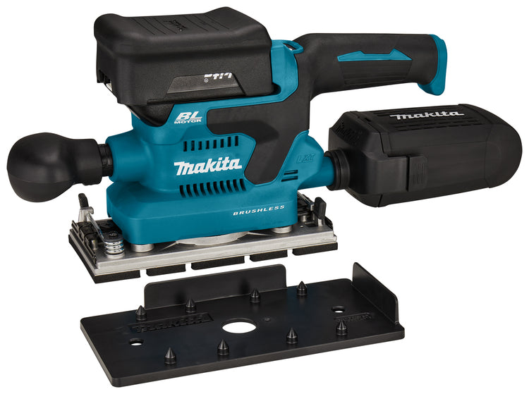 Makita dbo381rtju | Akku-Exzenterschleifer | 18v | Li-Ion | 2 x 5,0 Ah Akku und Schnellladegerät | mit aws-sender | in mbox - dbo381rtju