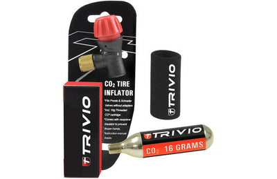 Trivio - CO2-Adapter + CO2-Kartusche 16 Gramm + Neoprenhülle