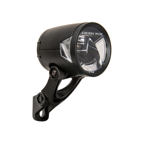 Scheinwerfer Herrmans H-Black MR8 Dynamo - Ein-Aus-Funktion - mit Halterung - 180 Lumen