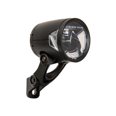Scheinwerfer Herrmans H-Black MR8 Dynamo - Ein-Aus-Funktion - mit Halterung - 180 Lumen