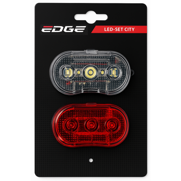 Edge LED Lighting Set City 3 LED vorne + hinten einschließlich Batterien