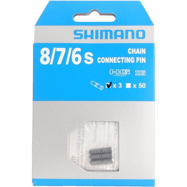 Shimano HG IG 6 7 8 Kettenbolzen 3 Stück - schwarz