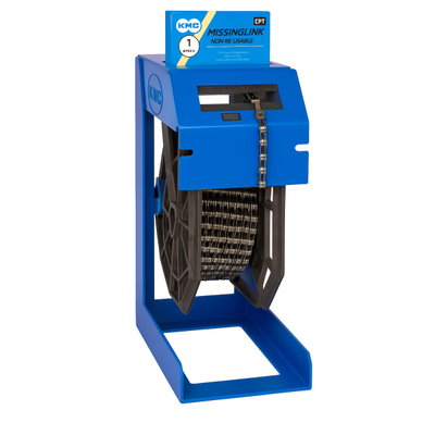 KMC Blue Reel Stand - Tischständer mit Verstärkungsbügel für KMCH02 Kettenspulenhalter #Fahrradzubehör