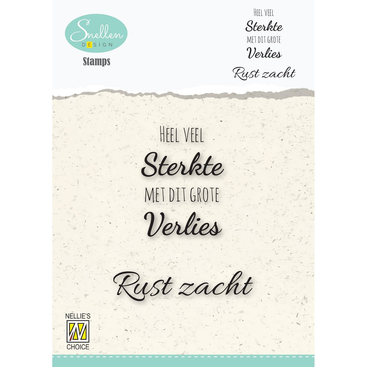 Nellies Wahl • Clear Stamp Niederländische Kondolenztexte Nr. 1