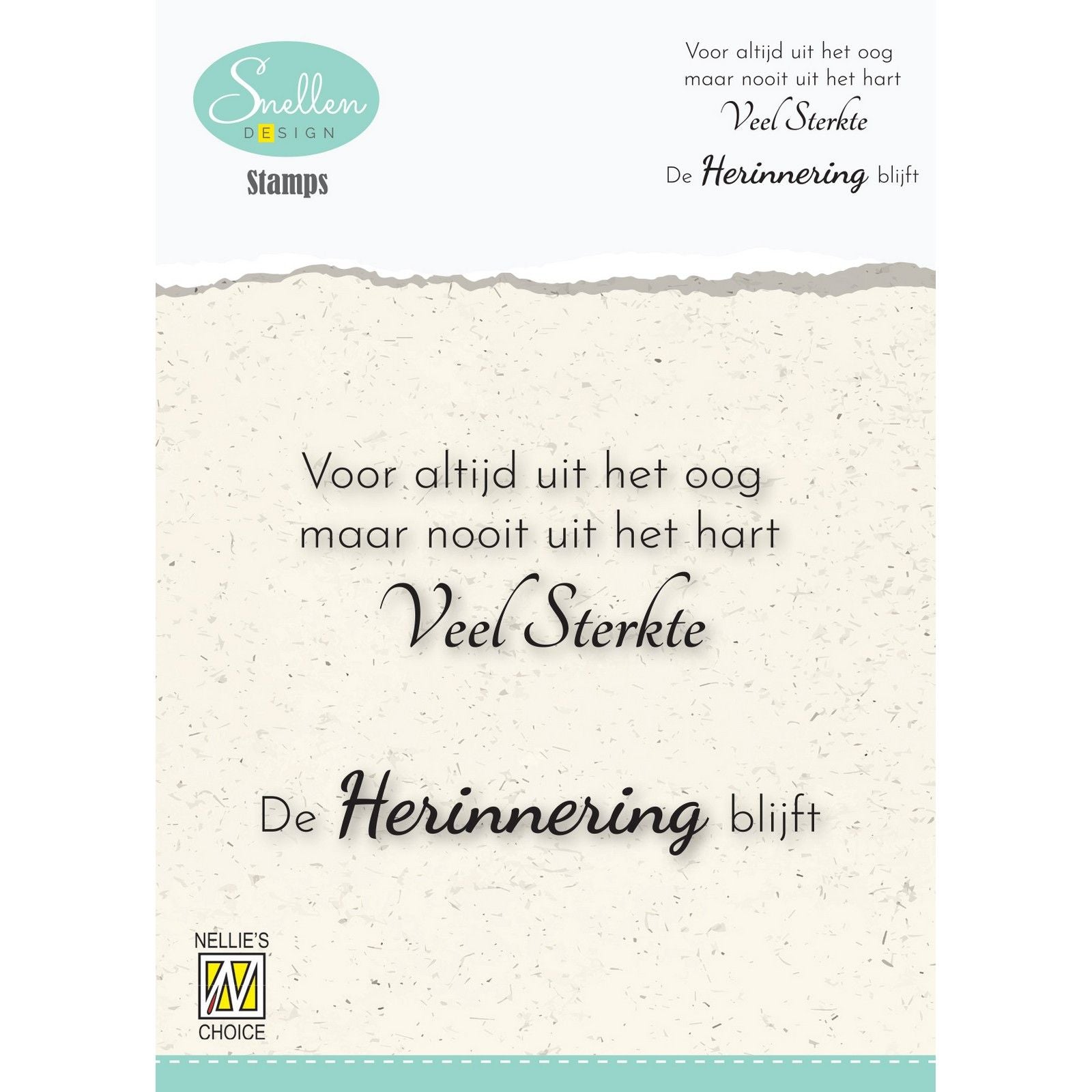 Nellies Wahl • Clear Stamp Niederländische Kondolenztexte Nr. 3