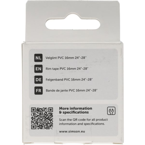 Simson Felgenband 24'' -28'' 16mm starkes PVC