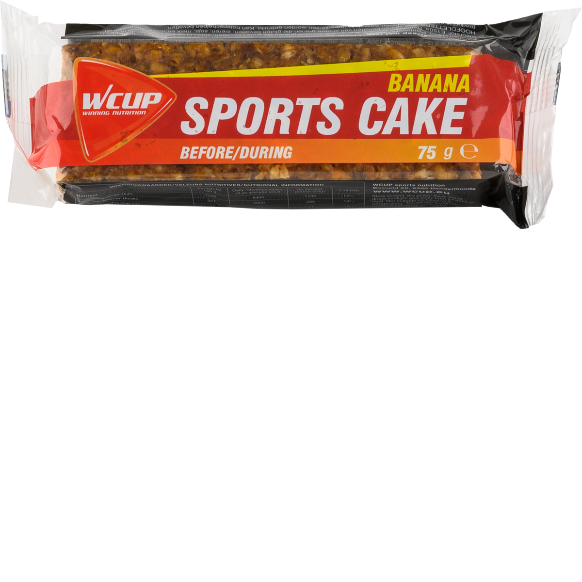 WCUP - Sportkuchen Banane 75 Gramm 20 Stücke