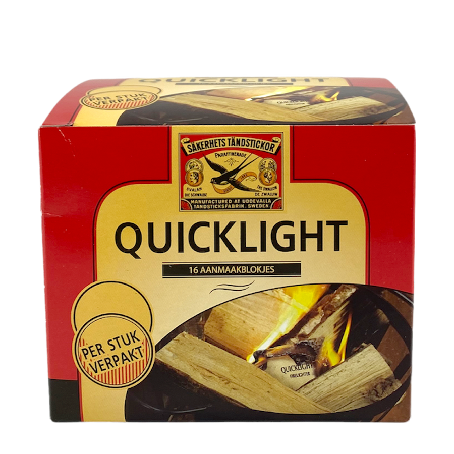 Die Swallow Quicklight Feueranzünder 16 Stück