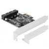 Delock PCI Express -Karte auf 2 x interne USB 3.0 -Pin -Köpfe