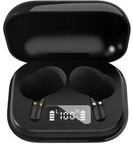 Denver kabellose Bluetooth-Ohrhörer + Ladeetui schwarz – 7120850