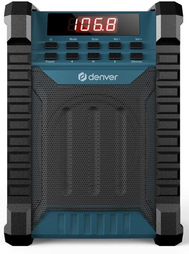 Denver Bauradio mit FM und Bluetooth wiederaufladbar – 8140350
