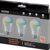 Denver LED GLS Matte RGB E27 9W 3er-Pack Dimmbares Smart Wi-Fi Tuya - LED5040