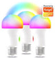 Denver LED GLS Matte RGB E27 9W 3er-Pack Dimmbares Smart Wi-Fi Tuya - LED5040