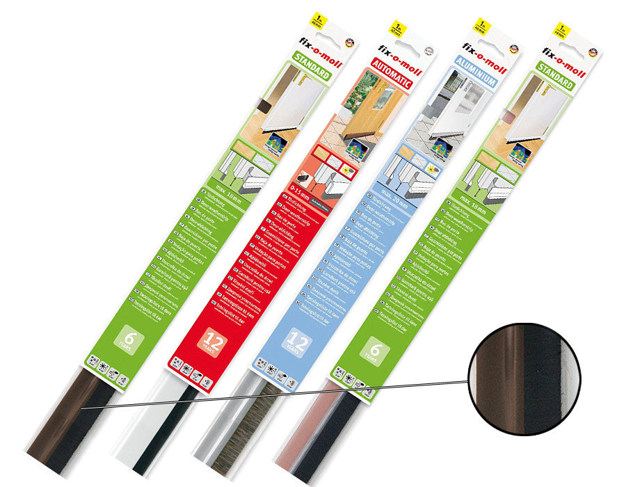 Fix-o-Moll Türpinsel Premium Selbstklebend 1m braun