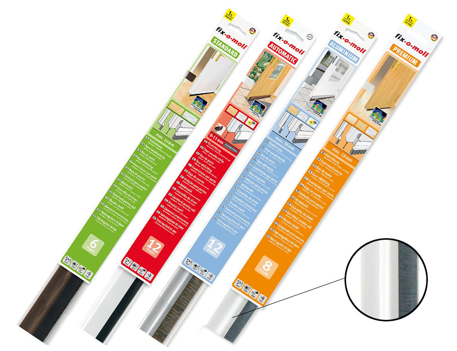 Fix-o-Moll Türpinsel Premium Selbstklebend 1m weiß