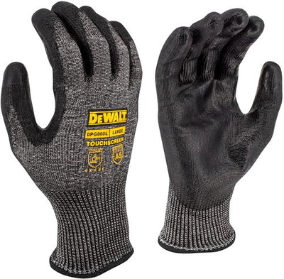 Dewalt 13g A4 Touch L Arbeitshandschuh mit A4-Schnittfestigkeit – DPG860Leu