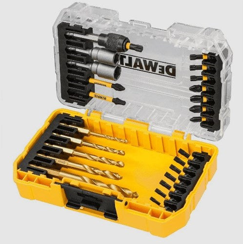 Dewalt Zubehör 25-teiliges Flextorq-Bohrer- und Schraubbit-Set | im harten Fall - dt70735t-qz