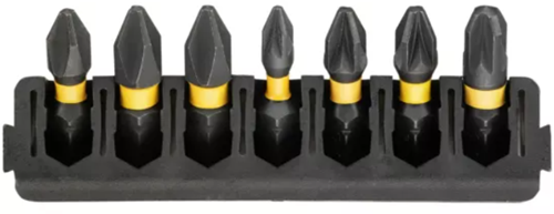 Imp Dewalt Zubehör-Bit-Set | Halter + Torsion wirken | 25mm | pbitset | h1 x1, pbitset | h2 x2, pz1 x1, pz2 x2, pz3 x1 - dt70809-qz
