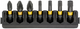 Imp Dewalt Zubehör-Bit-Set | Halter + Torsion wirken | 25mm | pz1 x1, pz2 x2, t15 x1, t20 x1, t25 x1, t30 x1 - dt70813-qz