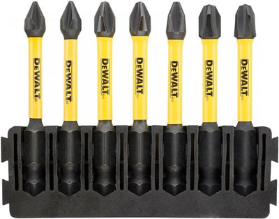 Imp Dewalt Zubehör-Bit-Set | Halter + Torsion wirken | 57mm | pbitset | h1 x2, pbitset | h2 x3, pbitset | h3 x2 - dt70818-qz
