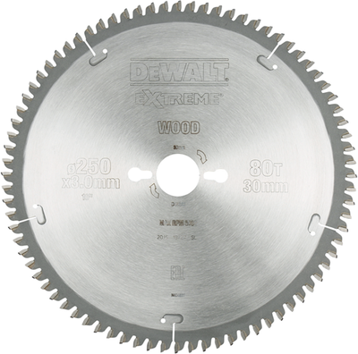 Dewalt Zubehör Kreissägebl. s40 250x30x80t - dt4287-qz