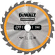 Dewalt Zubehör Kreissägeblatt 250 x 30 x 24 Zähne, positiv 10°, Kerbe 3 mm – dt1956-qz