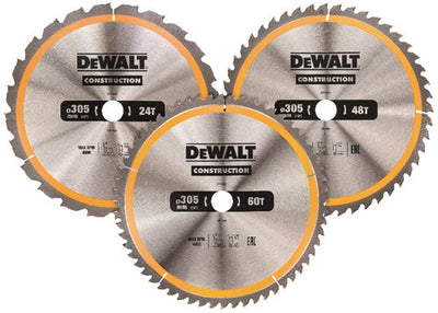 Dewalt Zubehör Kreissägeblätter 3er-Pack | 305x30mm - dt1964-qz
