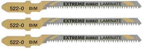 Dewalt Zubehör Stichsägeblatt BIM Extreme für kurze Biegungen in Holz und Laminat (T101AOF) – DT2081-QZ