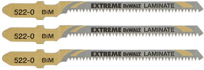 Dewalt Zubehör Stichsägeblatt BIM Extreme für kurze Biegungen in Holz und Laminat (T101AOF) – DT2081-QZ
